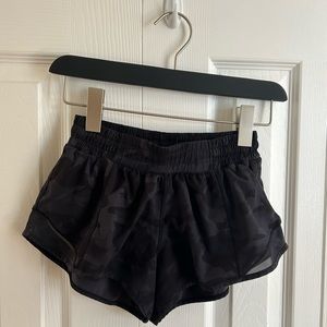 Lululemon Camo Hotty Hot Shorts